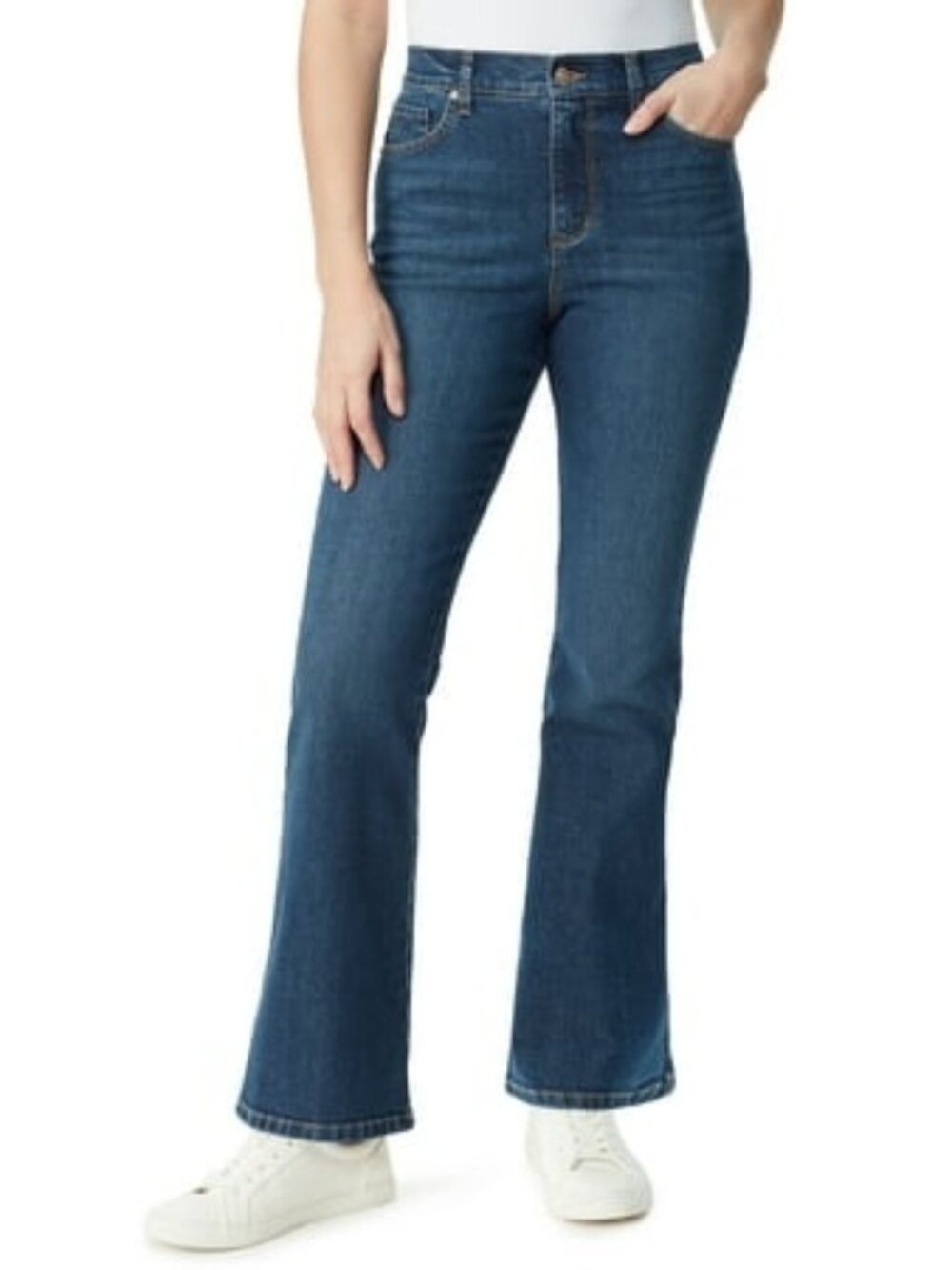 Women's Gloria Vanderbilt Amanda High-Waisted Bootcut Jeans, Size: 18S, Blue